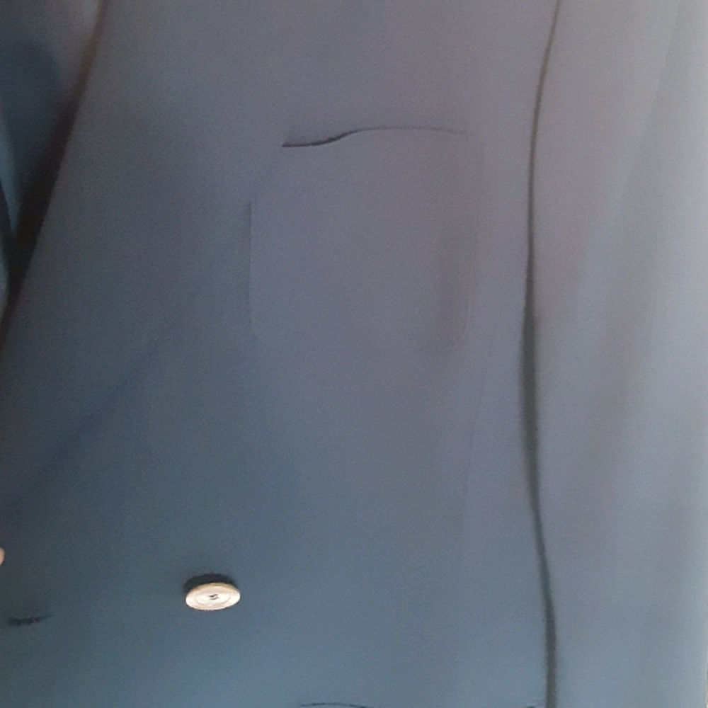 🎇HP🎆VINTAGE DIOR Navy Blazer Pearl Buttons - Picture 4 of 8